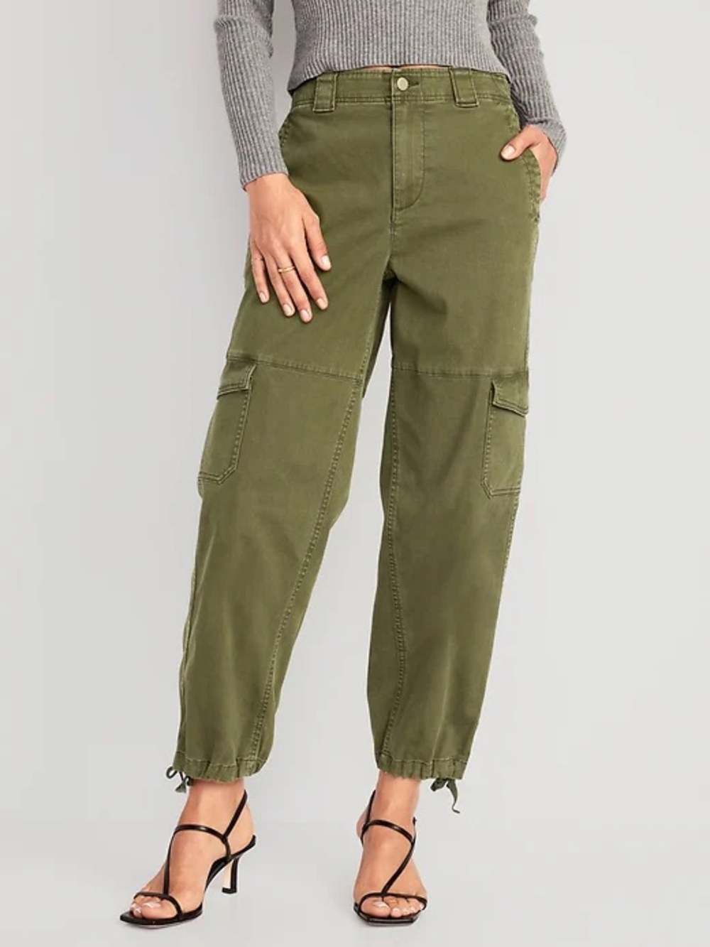Old Navy Green Cargo Joggers